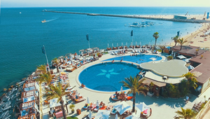 Zona de piscina en Portimão